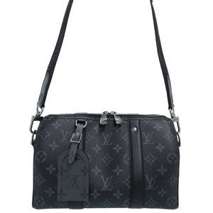 Louis Vuitton Eclipse City Keepall Shoulder Bag Black